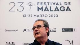 El director del festival anuncia la programación.