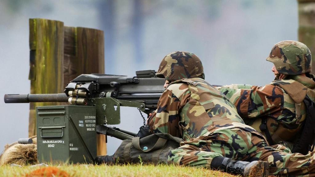 MK 19, uno de los lanzagranadas que puede usarse con el dron