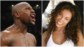 Floyd Mayweather y su expareja Josie Harris