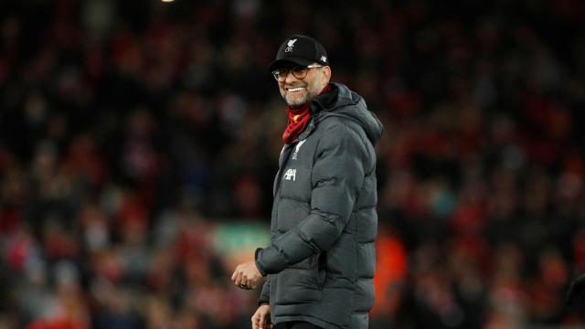 Jürgen Klopp, durante el Liverpool - Atlético de Madrid de la Champions League