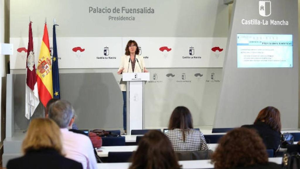 Blanca Fernández, portavoz del Gobierno de Castilla-La Mancha (Ó. HUERTAS)