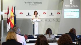 Blanca Fernández, portavoz del Gobierno de Castilla-La Mancha (Ó. HUERTAS)