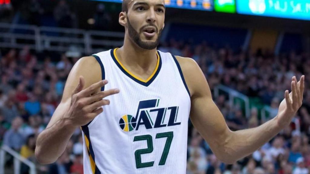 Rudy Gobert en un partido de la NBA