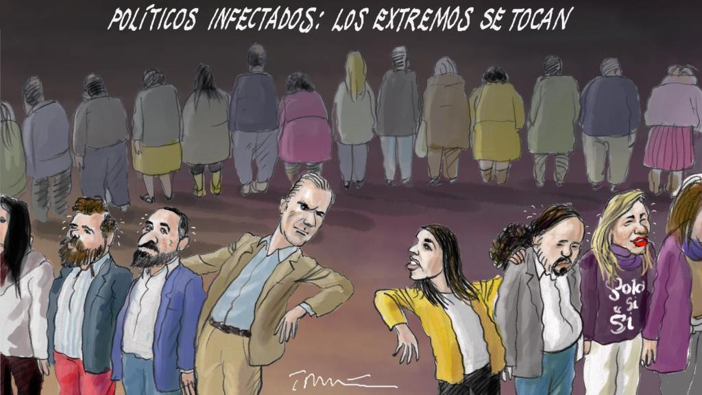 'Políticos infectados: Los extremos se tocan'