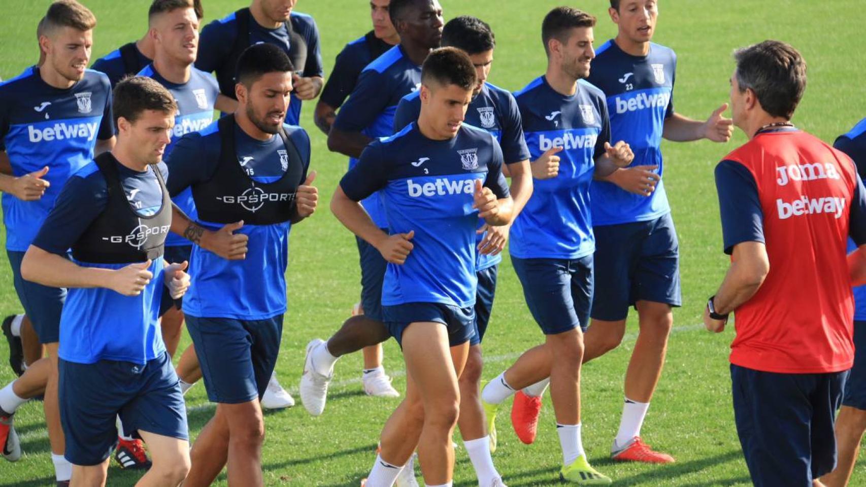 Entrenamiento del Leganés