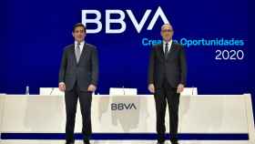 Carlos Torres y Onur Genç, presidente y consejero delegado de BBVA.