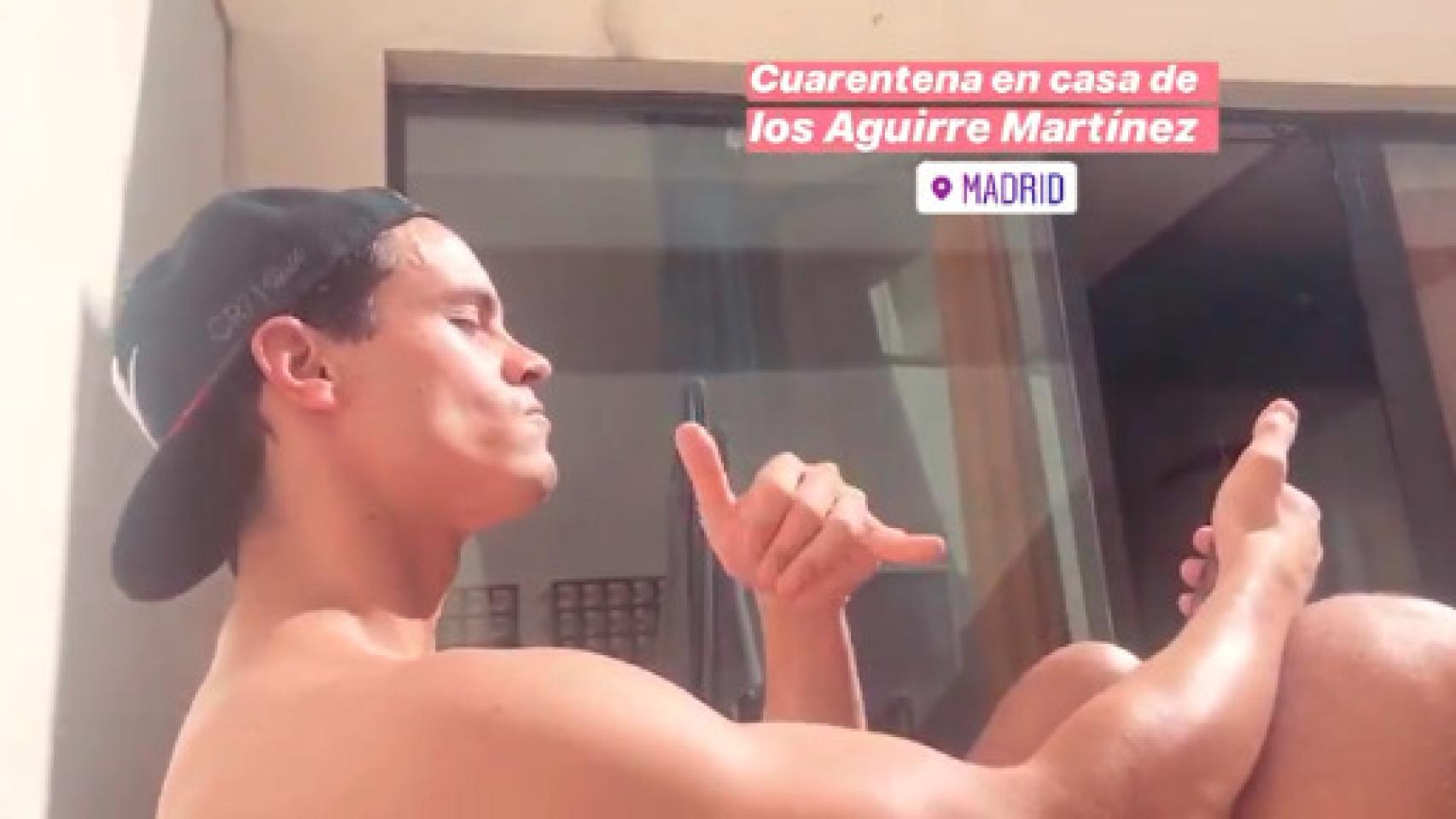 El vídeo viral de Edu Aguirre durante la cuarentena por el coronavirus