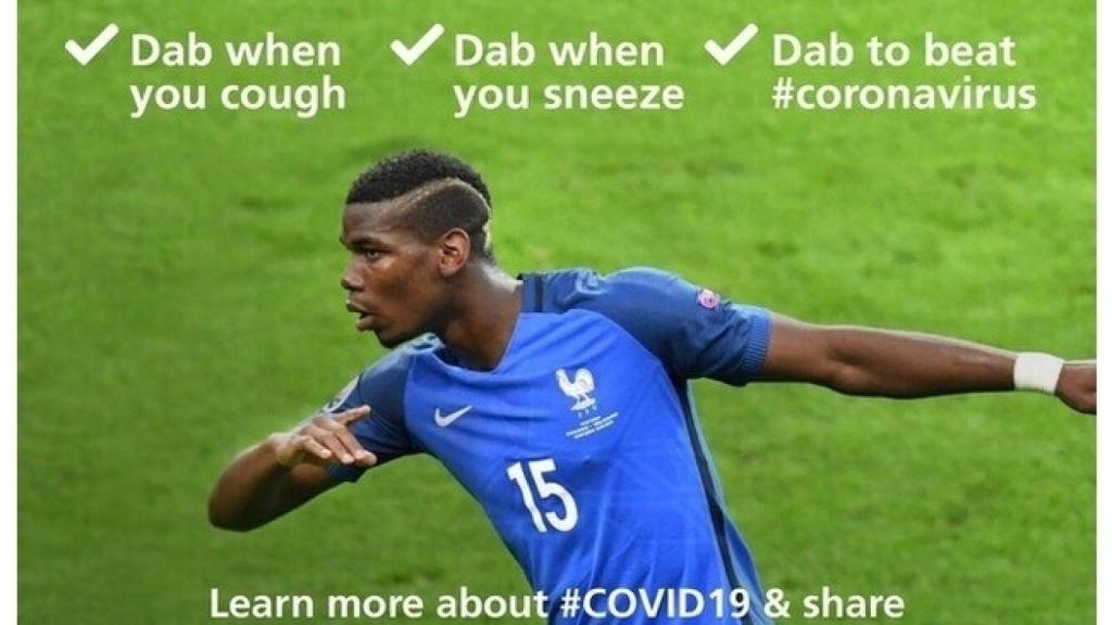 Meme del dab de Pogba