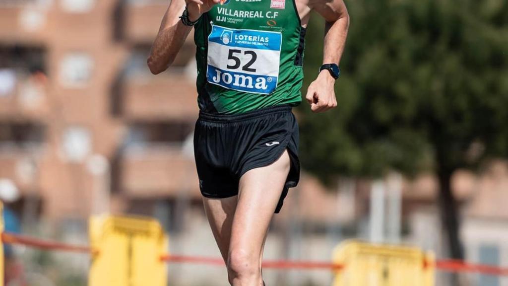 Álvaro Martín, durante una prueba