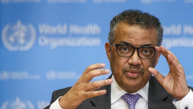 El director general de la Organización Mundial de la Salud, Tedros Adhanom Ghebreyesus.