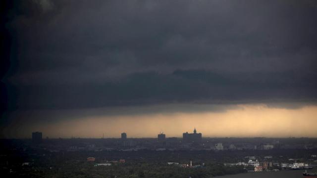 Tormenta. EFE/EPA Diego Azubel.