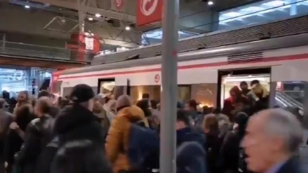 Estación de Atocha de Madrid este lunes.