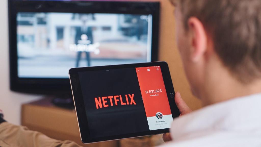 Netflix en una tablet.