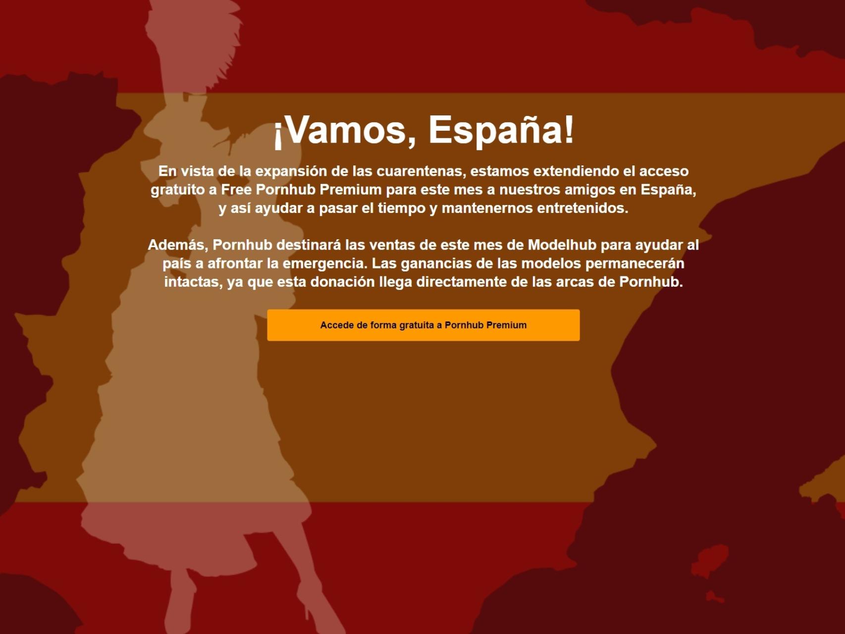 Porno gratis durante la cuarentena: Pornhub España abre sus vídeos a todos