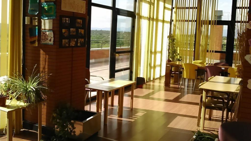 Interior de la residencia, en Casa de Campo de Madrid.