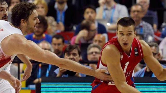 España contra Serbia en el Eurobasket 2015