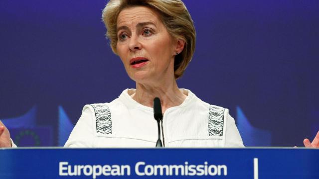 La presidenta de la Comisión Europea, Ursula von der Leyen.