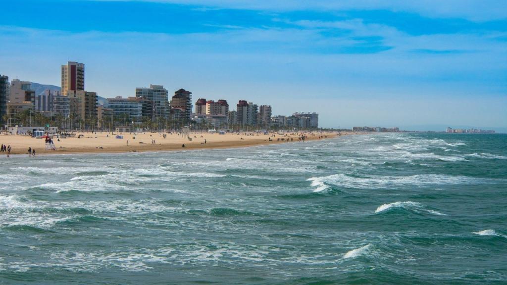 Imagen de la playa de Gandía.