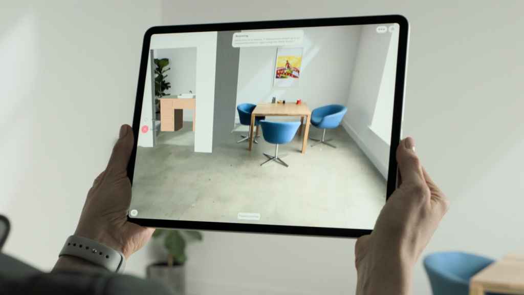 Realidad aumentada usando LiDAR en el iPad Pro
