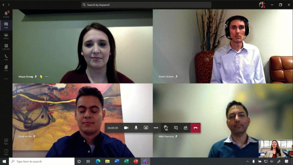 Apps de videoconferencia, como Microsoft Teams, han facilitado el teletrabajo