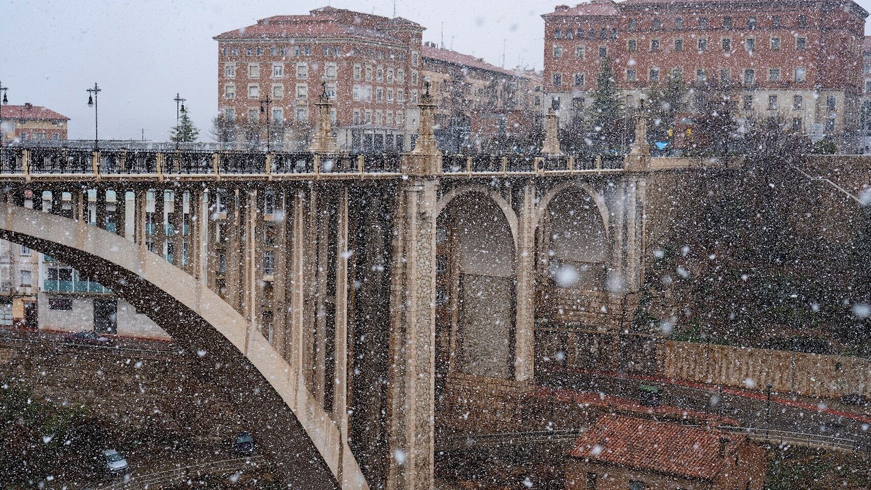 El puente de Segovia en Madrid.