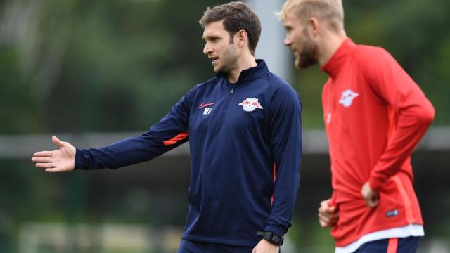 Sesión de entrenamiento del Leipzig