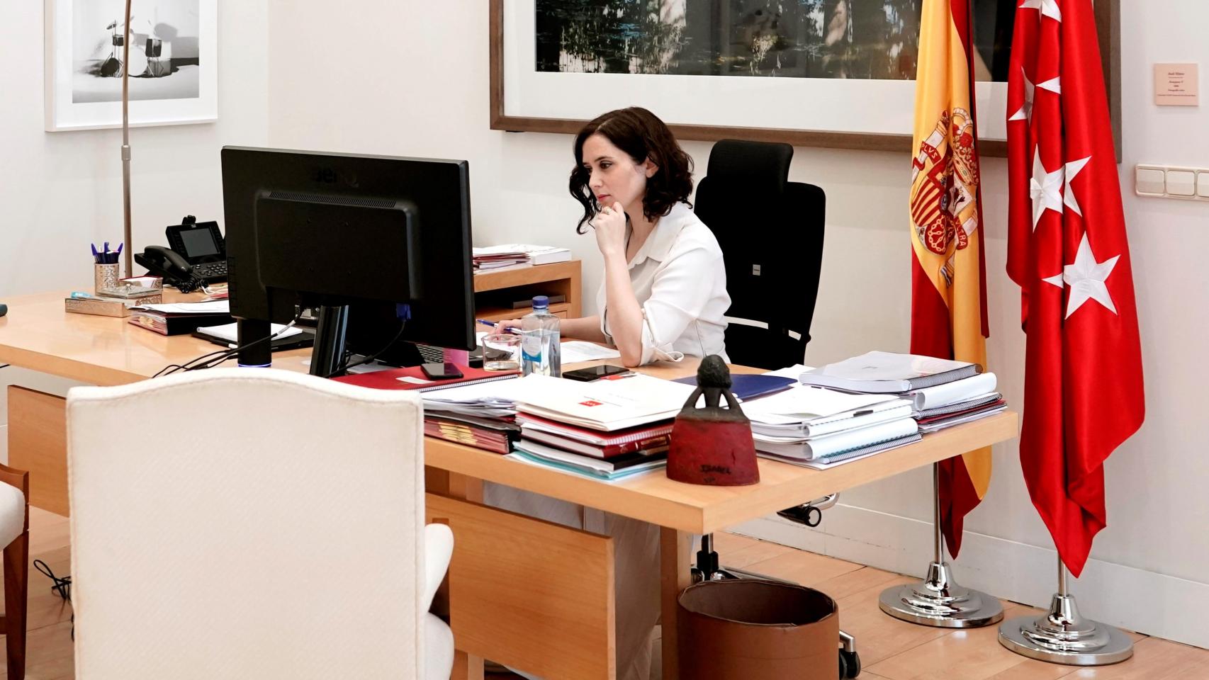 Isabel Díaz Ayuso, presidenta de la Comunidad de Madrid.