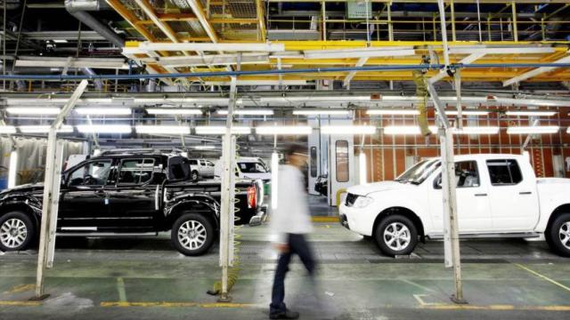 El interior de una de las plantas de Nissan.