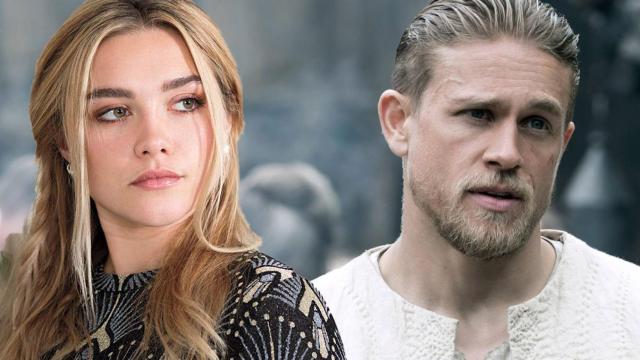 Florence Pugh y Charlie Hunnam.