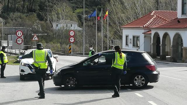 Puesto fronterizo de Alcañices-Quintanilha entre Zamora y Portugal