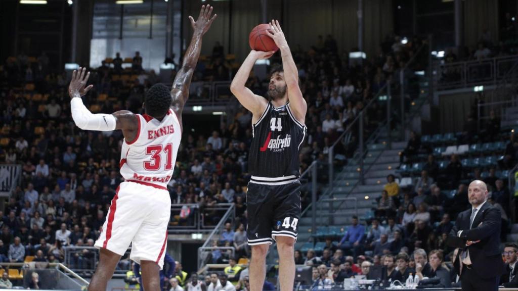 Teodosic, en un partido de la Lega italiana