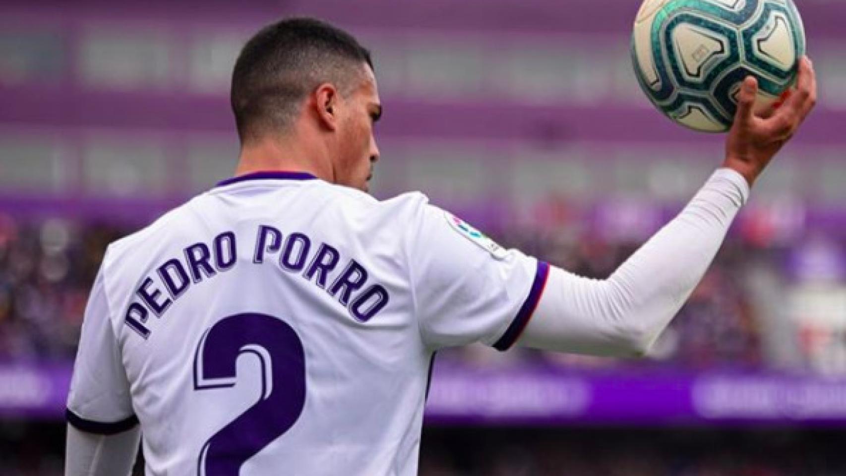 Pedro Porro, jugador del Valladolid