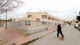 Exterior de una residencia de ancianos.