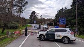 Control de la Guardia Civil en la provincia de Ourense con motivo del estado de alarma.