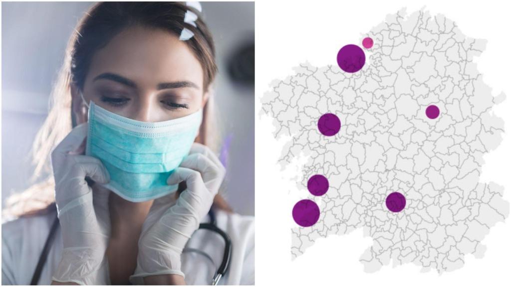 Coronavirus: Galicia comienza la semana con 1.208 casos, 293 nuevos desde ayer