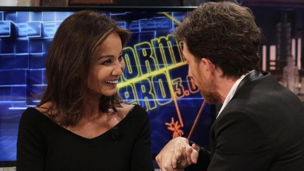 Isabel Preysler y Pablo Motos en 'El Hormiguero'