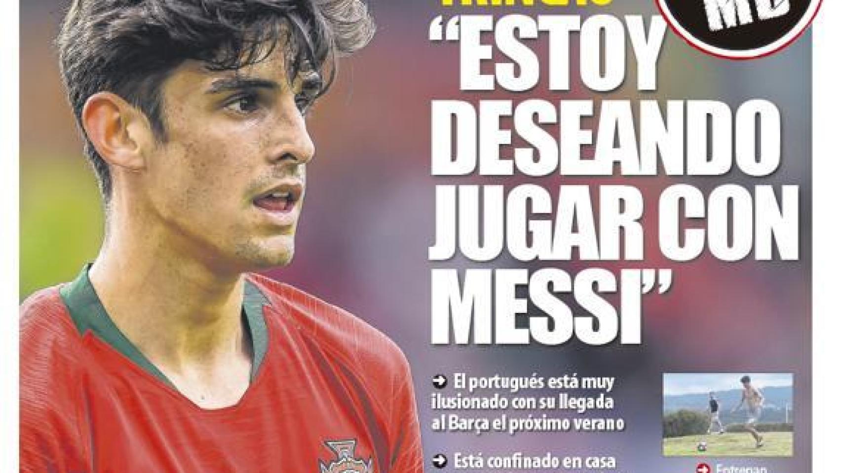 Portada Mundo Deportivo (24/03/20)