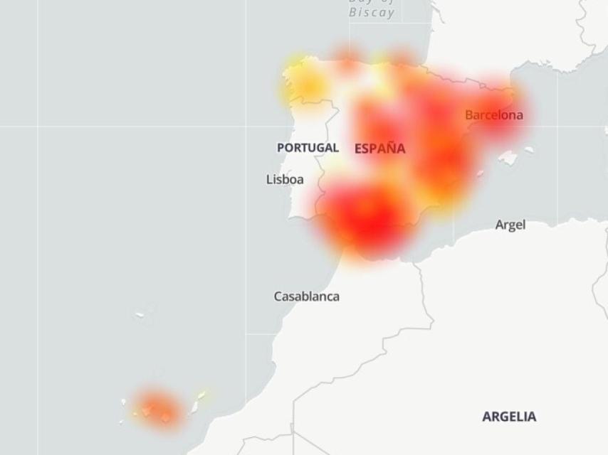 Así queda el mapa de incidencias.