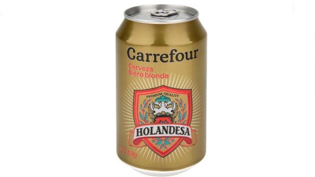 Cervezas de marca blanca Carrefour.