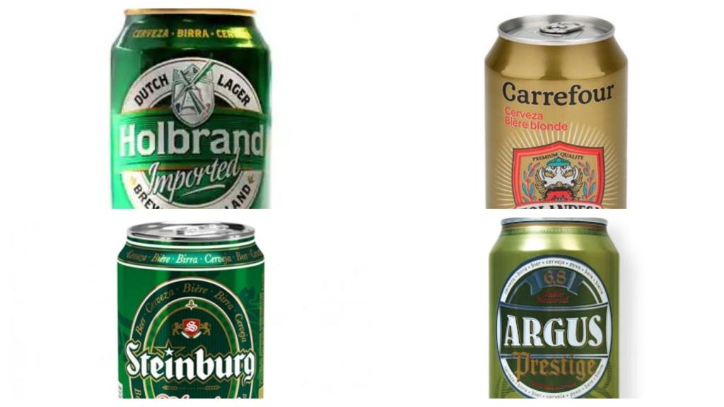 Cervezas de marca blanca.