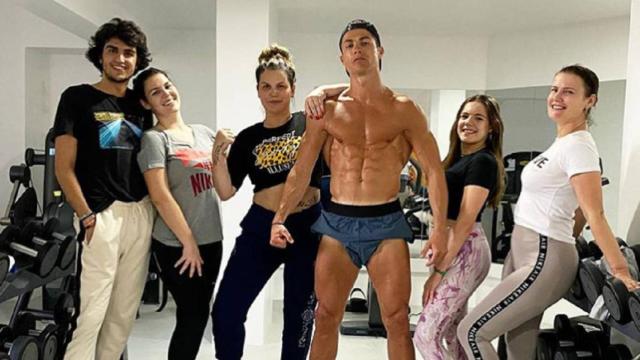 Cristiano Ronaldo, durante la cuarentena con su familia