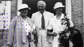 Lorena Hickok, Franklin D. y Eleanor Roosevelt.
