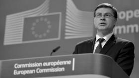 El vicepresidente económico de la Comisión Europea, Valdis Dombrovskis.