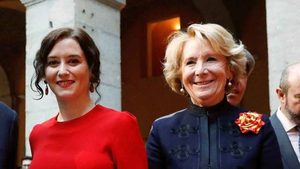 Ayuso y Esperanza Aguirre.