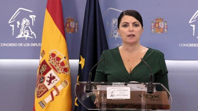 La secretaria general de Vox en el Congreso, Macarena Olona.