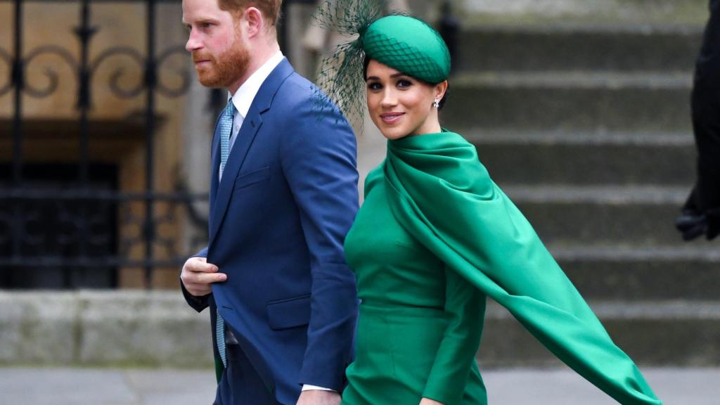 Harry y Meghan en uno de sus últimos actos públicos.