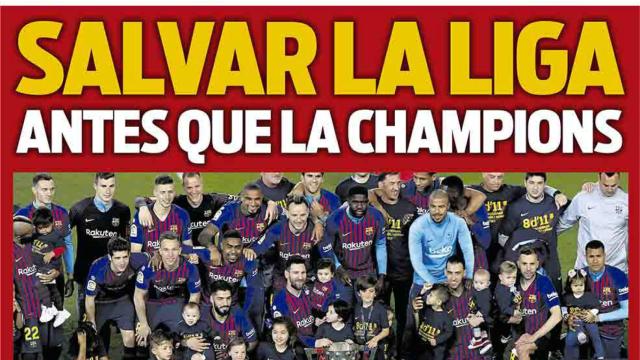 La portada del diario Sport (29/03/2020)