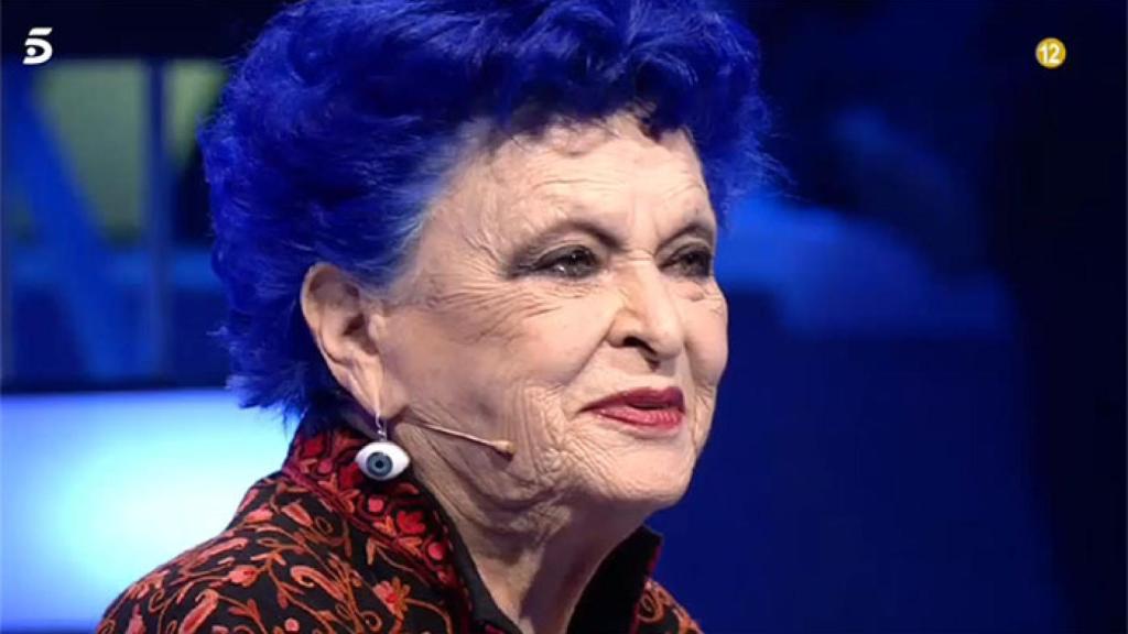 Lucía Bosé durante su última entrevista antes de morir.