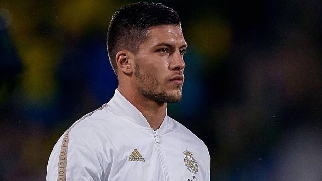 Luka Jovic, con el Real Madrid