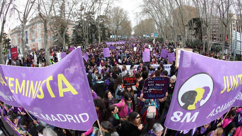 Manifestación del 8-M en Madrid.